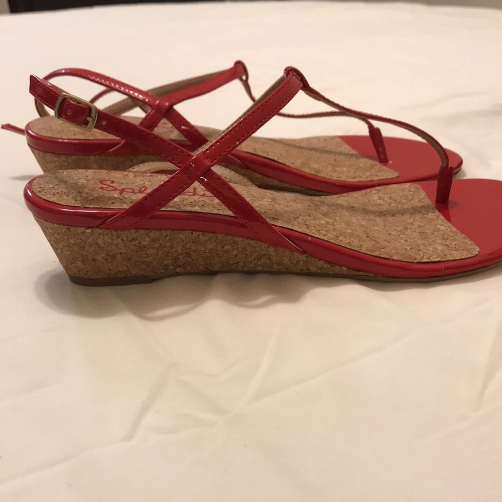 Red t-strap sanders - Picture 4 of 5